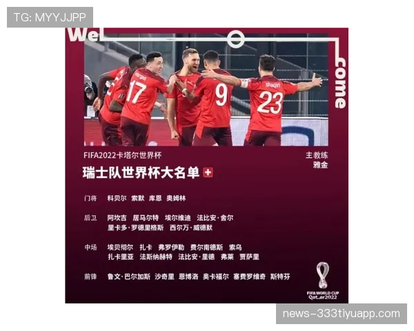 瑞士队2026世界杯阵容预测：扎卡领衔，新老交替能否冲击淘汰赛